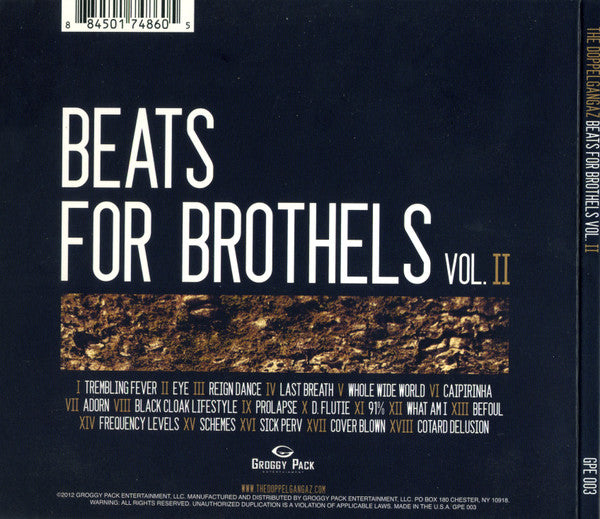 The Doppelgangaz : Beats For Brothels Vol. 2 (CD, Album)
