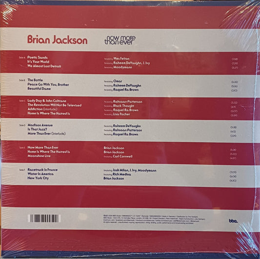 Brian Jackson : Now More Than Ever (3xLP)