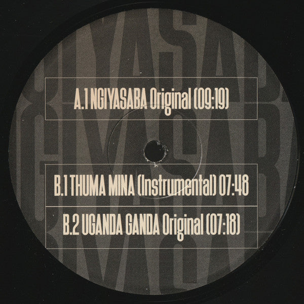 Vinny Da Vinci, June Jazzin, Sanele Phakathi : Ngiyasaba (12")