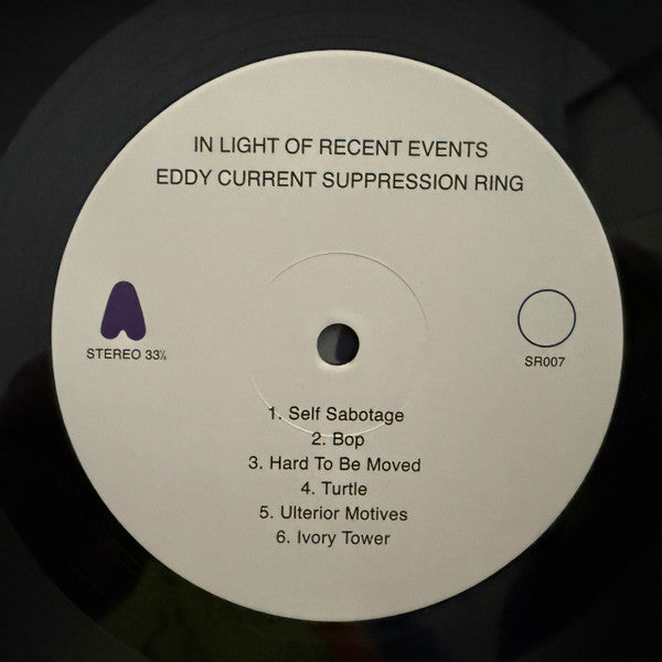 Eddy Current Suppression Ring : In Light Of Recent Events (LP)