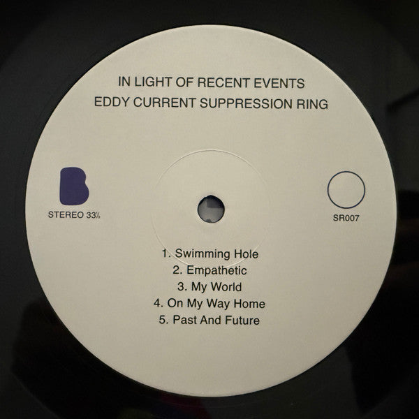 Eddy Current Suppression Ring : In Light Of Recent Events (LP)
