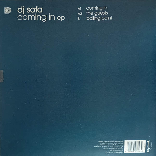 DJ Sofa (2) : Coming In EP (10")