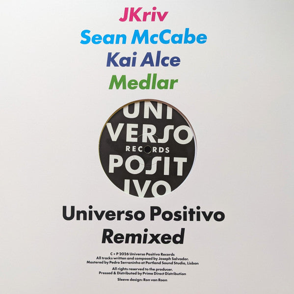 MDA Grooves* / South Bay Jams : Universo Positivo - Remixed (12", Yel)