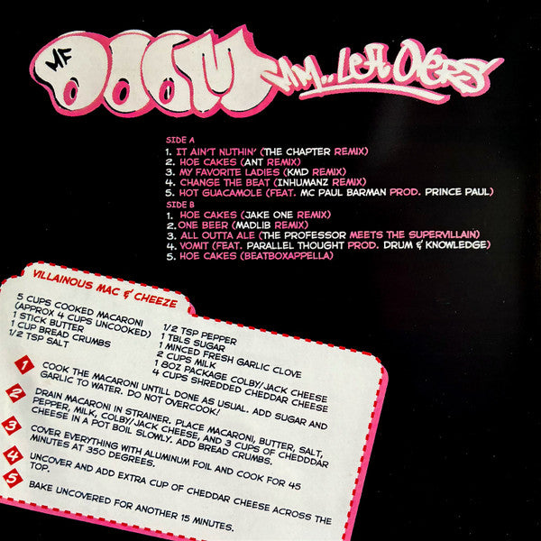 MF Doom : Mm..LeftOvers (LP, Album, RE, Unofficial, Gre)