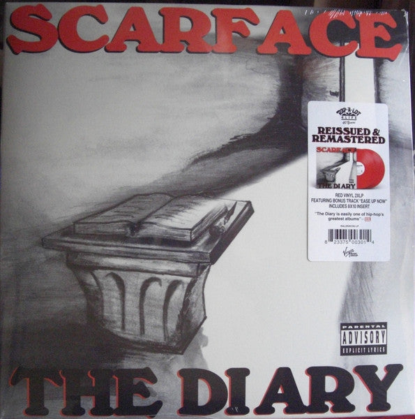 Scarface (3) : The Diary (2xLP, Album, RE, RM, Red)
