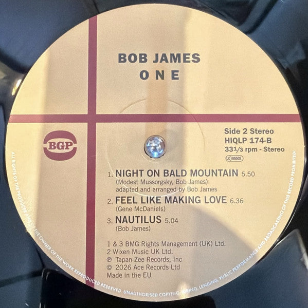 Bob James : One (LP, Album, RP)