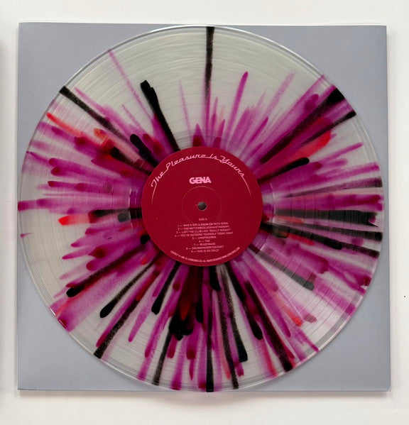GENA (13) : The Pleasure Is Yours (LP, Album, Red)