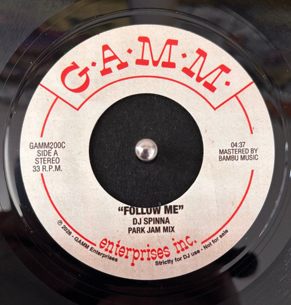 DJ Spinna : Follow Me (Park Jam Mix) (7")