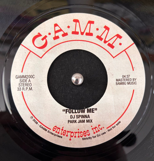DJ Spinna : Follow Me (Park Jam Mix) (7")