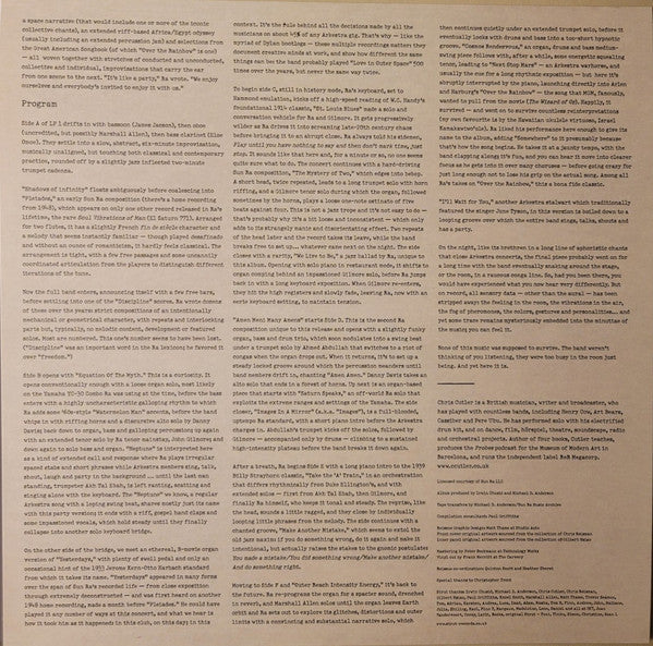 Sun Ra : Somewhere Over The Rainbow (3xLP, Album, RE, RM)