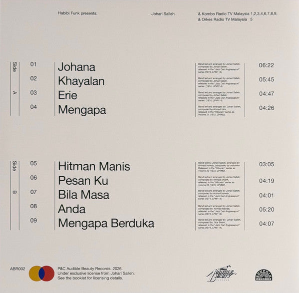 Johari Salleh : Jazz Dari Angkasapuri (LP, Album, Comp, RM)