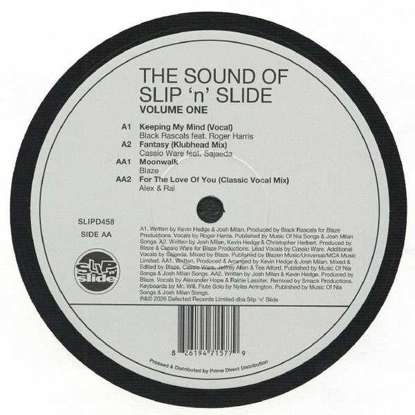 Various : The Sound Of Slip 'N' Slide (Volume One) (12")