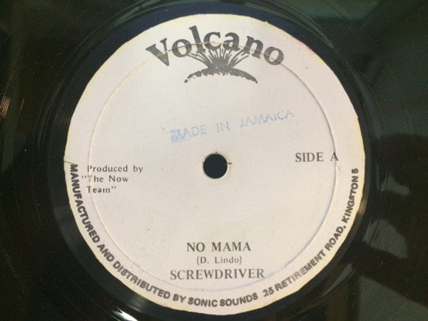 Screwdriver (2) : No Mama (12", Single)