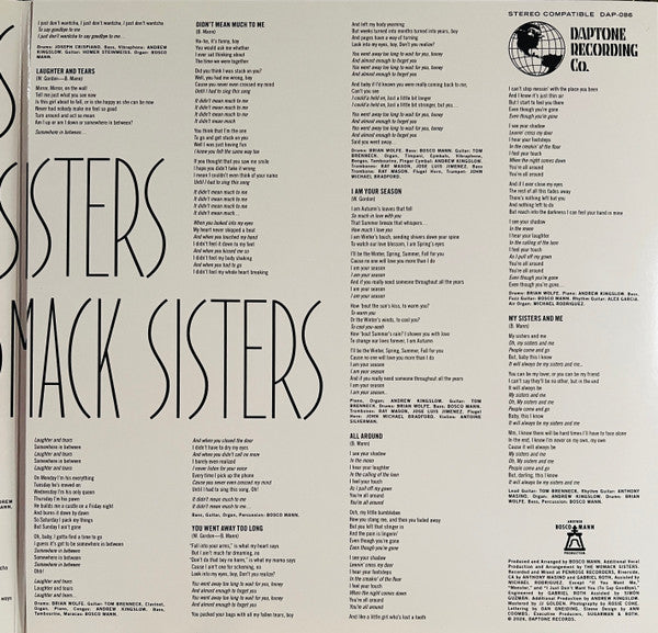The Womack Sisters : The Womack Sisters (LP, Album)