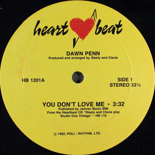 Dawn Penn / Frankie Paul : You Don't Love Me / One Night Of Loving (12")