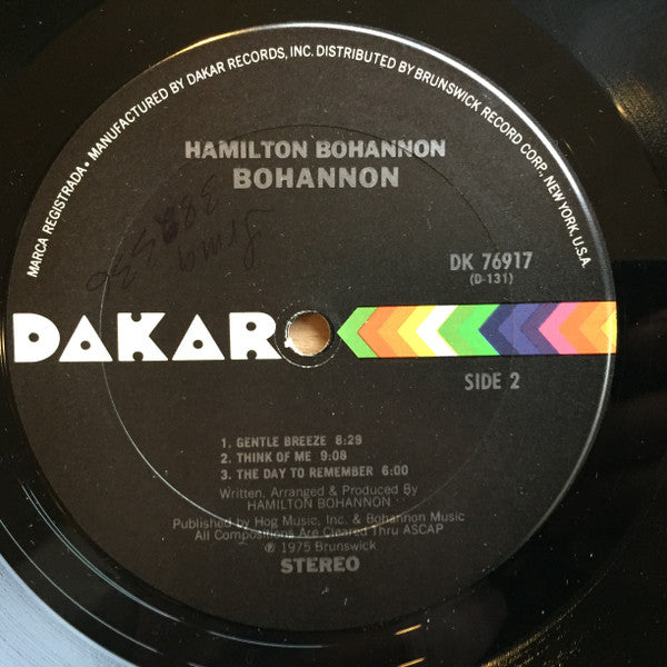 Bohannon* : Bohannon (LP, Album, Pit)