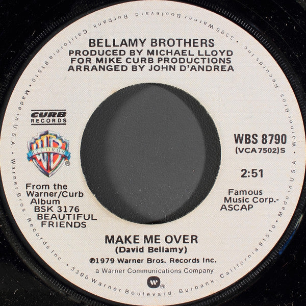 Bellamy Brothers : If I Said You Have A Beautiful Body Would You Hold It Against Me (7", Single, Win)