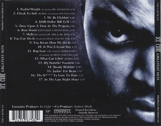 Ice Cube : Greatest Hits (CD, Comp, RE)