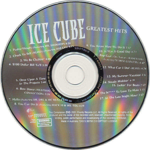 Ice Cube : Greatest Hits (CD, Comp, RE)