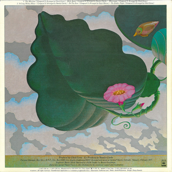 Return To Forever : Musicmagic (LP, Album)