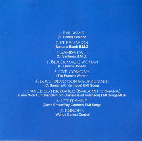Santana : The Very Best Of Santana (CD, Comp)