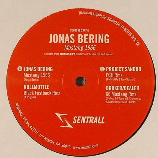 Jonas Bering : Mustang 1966 (12", Ltd)