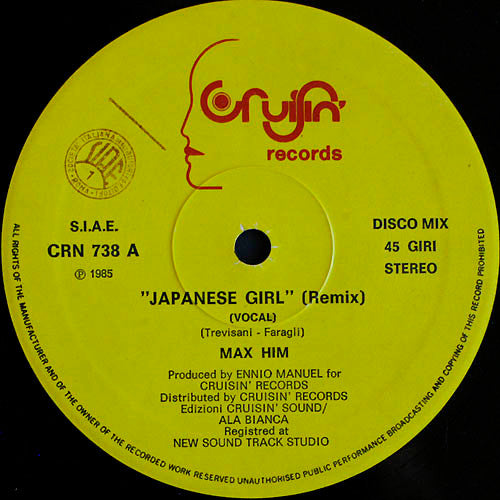 Max-Him : Japanese Girl (Remix) (12")