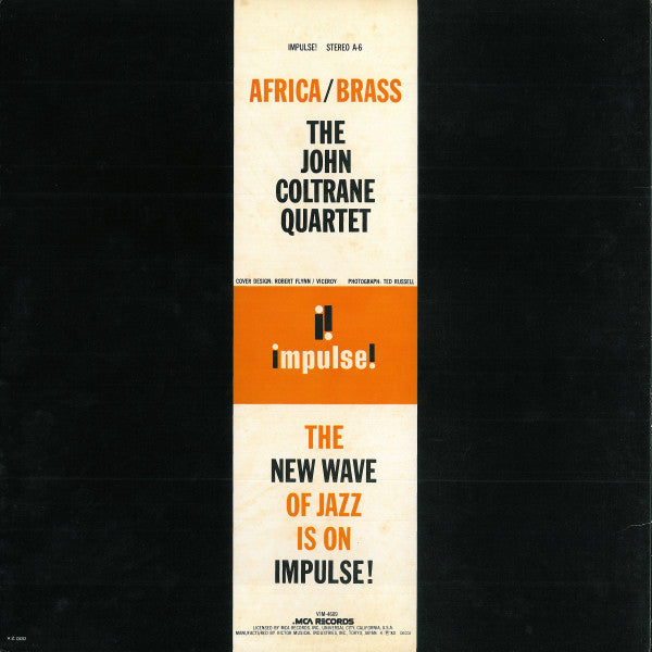 The John Coltrane Quartet : Africa / Brass (LP, Album, RE, Gat)