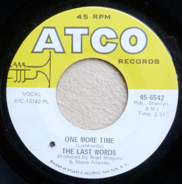 The Last Words (2) : I Wish I Had Time (7", Single)