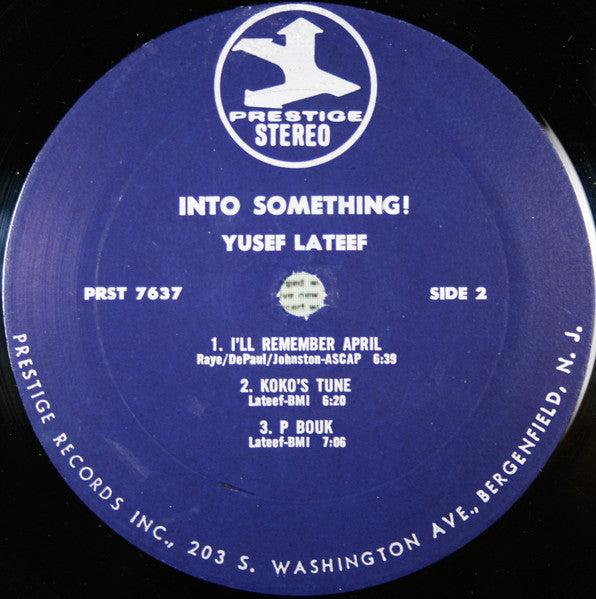 Yusef Lateef : Into Something (LP, Album, RE)