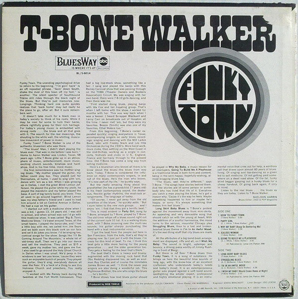 T-Bone Walker : Funky Town (LP, Album)