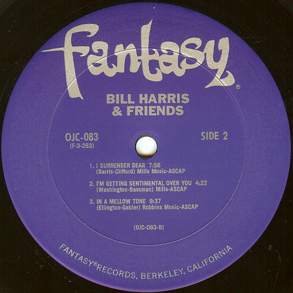 Bill Harris : Bill Harris And Friends (LP, Album, RE)