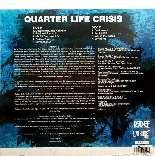 Quartermaine : Quarter Life Crisis (LP, Ltd, Sil)