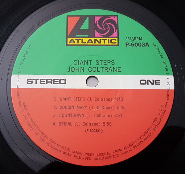 John Coltrane = ジョン・コルトレーン* : Giant Steps = ジャイアント・ステップス (LP, Album, RE, ¥2,)