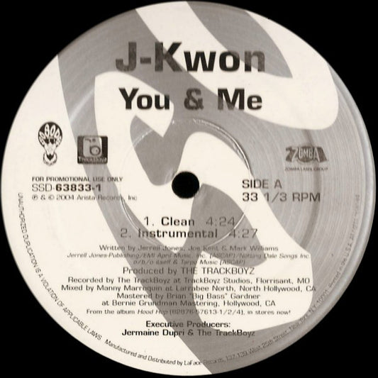 J-Kwon : You & Me (12", Promo)