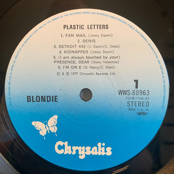 Blondie : Plastic Letters (LP, Album)