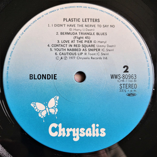 Blondie : Plastic Letters (LP, Album)