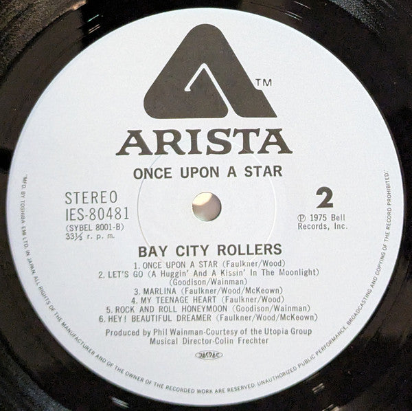 Bay City Rollers : Once Upon A Star (LP, Album)