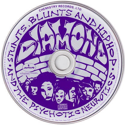 Diamond* And The Psychotic Neurotics : Stunts, Blunts, & Hip Hop (CD, Album, RE, Pur)