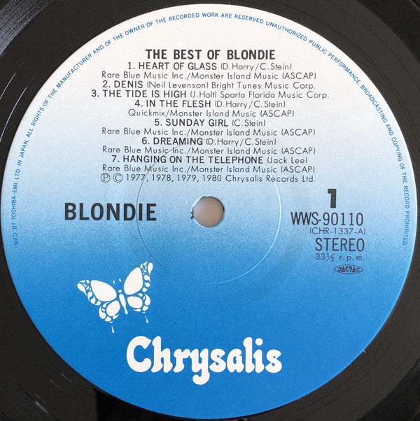 Blondie : The Best Of Blondie (LP, Comp)