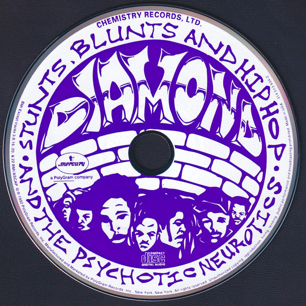 Diamond* And The Psychotic Neurotics : Stunts, Blunts, & Hip Hop (CD, Album)