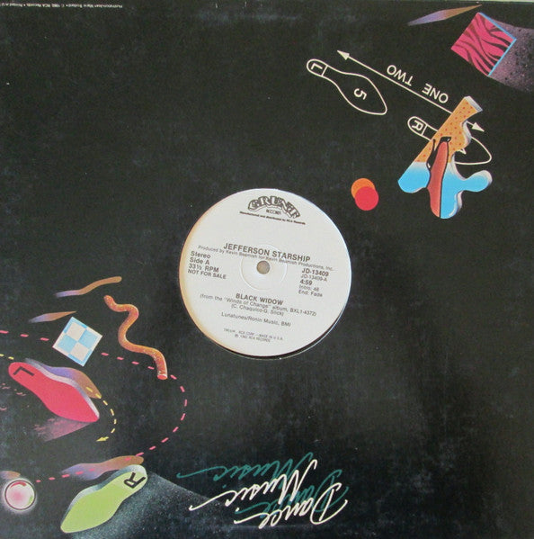 Jefferson Starship : Black Widow (12", Single, Promo)