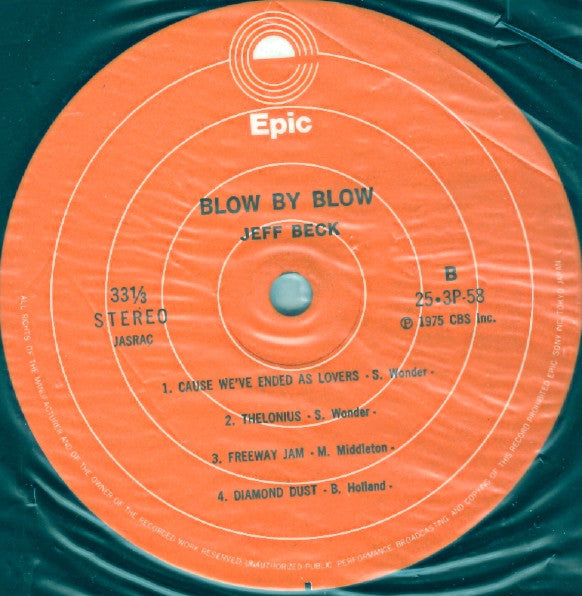 Jeff Beck : Blow By Blow (LP, Album, RE)