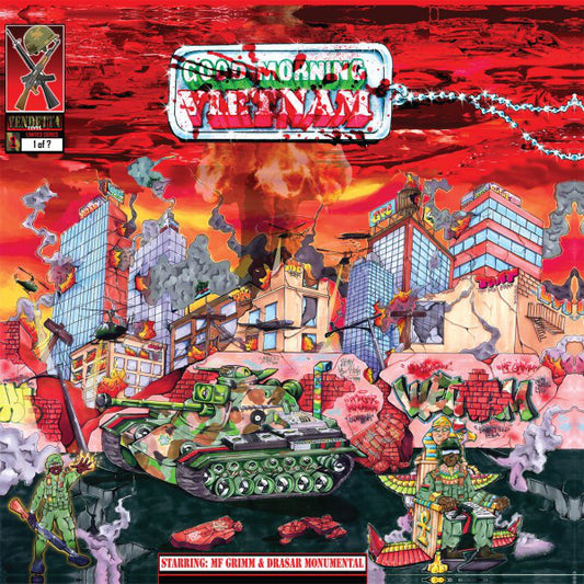 MF Grimm & Drasar Monumental : Good Morning Vietnam (LP, Album, Ltd)