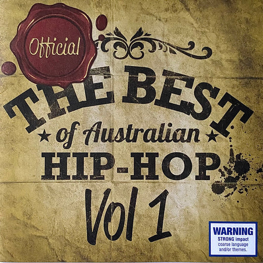 Various : The Best Of Australian Hip Hop Vol. 1 (CD, Comp)