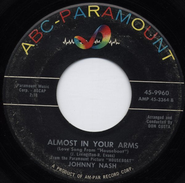 Johnny Nash : Midnight Moonlight / Almost In Your Arms (7")