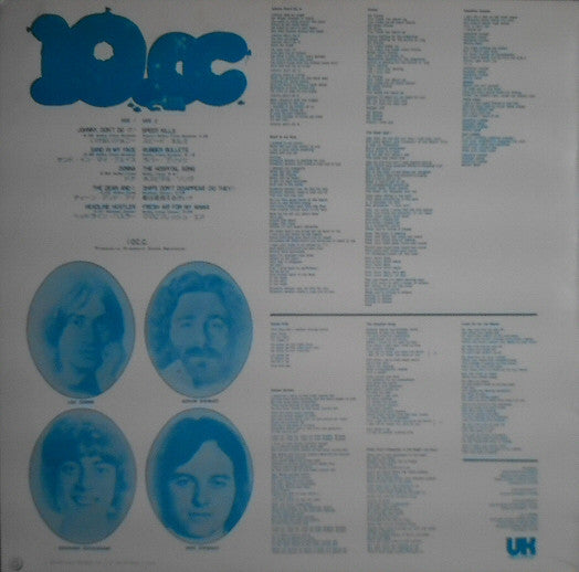 10cc : 10cc (LP, Album, RE)