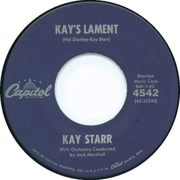 Kay Starr : Foolin' Around (7", Single, Scr)