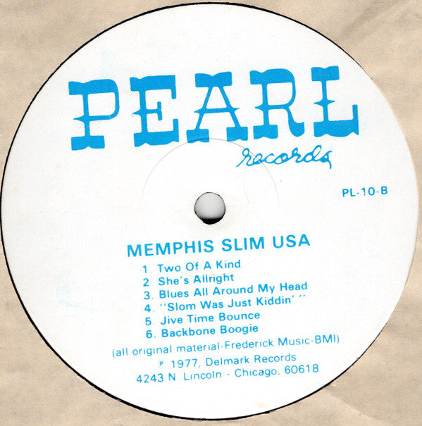 Memphis Slim And His House Rockers* Featuring Matt "Guitar" Murphy* : U.S.A (LP, Album, Comp)