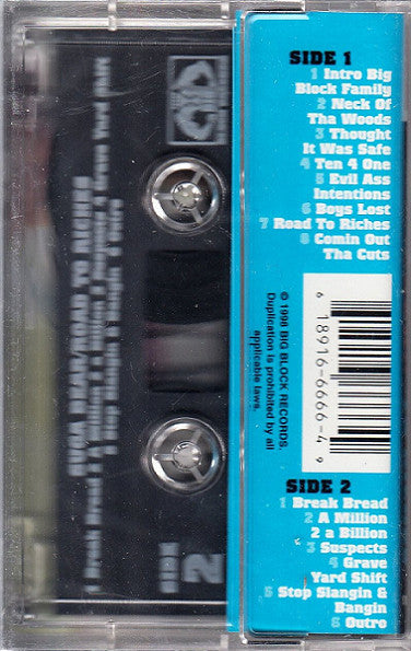 Suga Bear (2) : On The Road To Riches (Cass, Album)